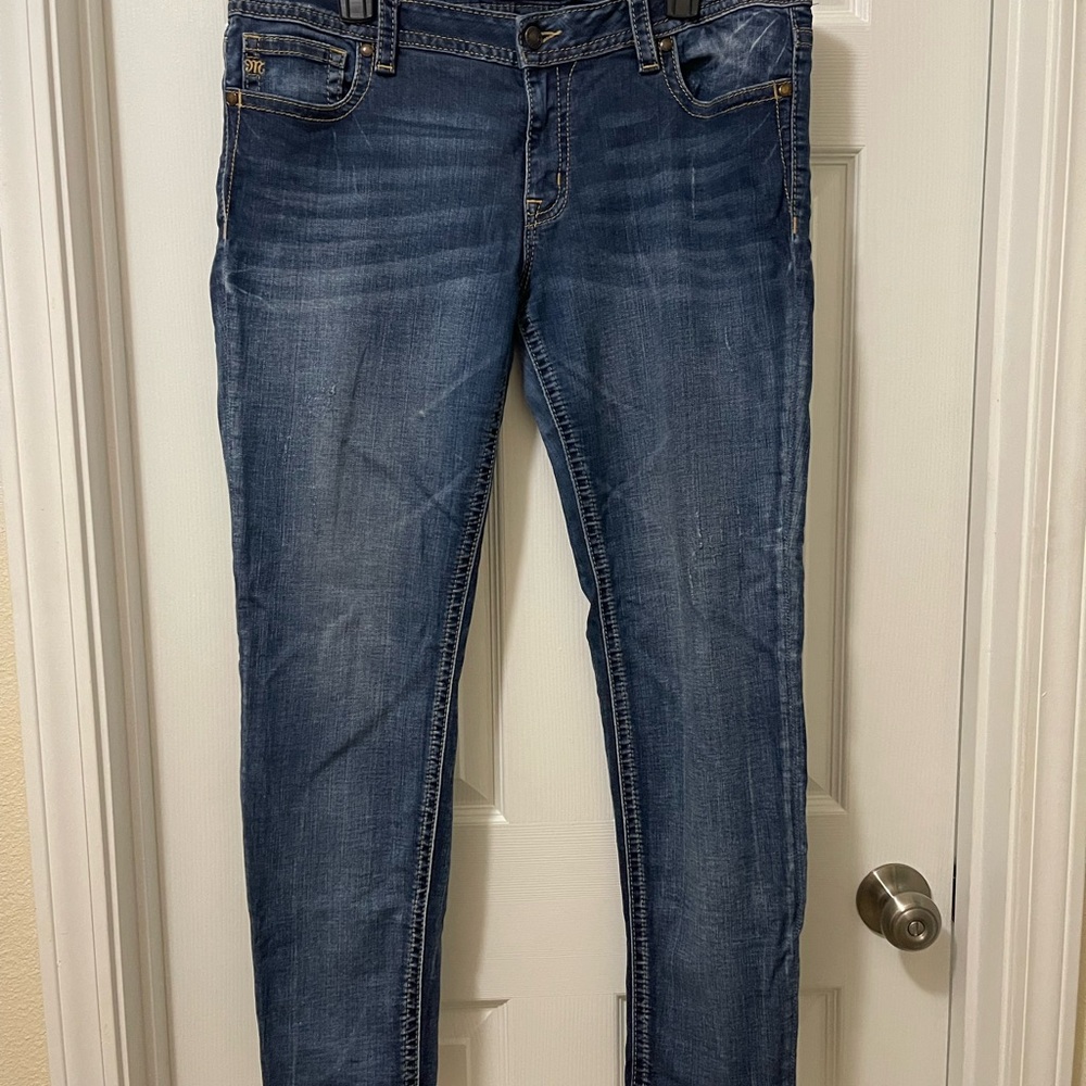 Miss Me Dark Blue Easy Skinny Jeans